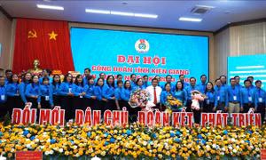 Công đoàn Kiên Giang tổ chức thành công đại hội điểm của 12 tỉnh đồng bằng Sông Cửu Long