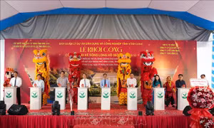 Khởi công xây kè tăng cường chống ngập cho đô thị Vĩnh Long