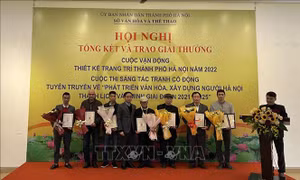 Các thiết kế trang trí thành phố chuyển tải ý nghĩa về Thủ đô ngàn năm, khát vọng phát triển