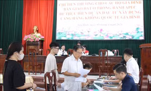 Chi thưởng hơn 32 tỷ đồng đẩy nhanh dự án Cảng hàng không quốc tế Gia Bình