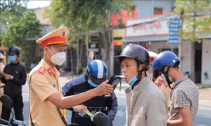 Cảnh sát Giao thông thực hiện cao điểm bảo đảm trật tự, an toàn giao thông dịp Tết 2023