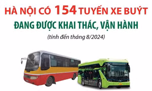 Hà Nội: Mạng lưới xe buýt đã tiếp cận đến tất cả quận, huyện, thị xã