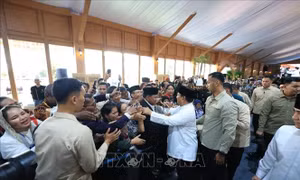 Phủ Tổng thống Indonesia mở cửa đón người dân trong dịp lễ Idul Fitri