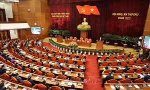 Thông cáo báo chí về phiên bế mạc Hội nghị lần thứ sáu BCH Trung ương Đảng khóa XIII