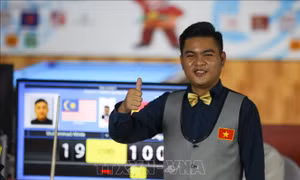 Thắng 'huyền thoại' Reyes, cơ thủ Thanh Tự vào chung kết Billiard Sports