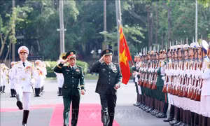 Phó Chủ tịch Quân ủy Trung ương Trung Quốc Trương Hựu Hiệp thăm chính thức Việt Nam