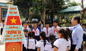 Độc đáo sáng kiến giáo dục tình yêu biển, đảo trong khuôn viên nhà trường