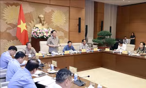 Chủ tịch Quốc hội chủ trì cuộc làm việc cho ý kiến về dự thảo Luật Đất đai (sửa đổi)