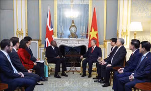 Tổng Bí thư Tô Lâm gặp Phó Thủ tướng Anh David Lammy