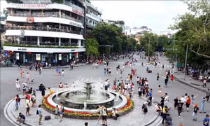 Lên phương án thí điểm cấm phương tiện trên phố đi bộ quanh hồ Hoàn Kiếm trong 1 tháng