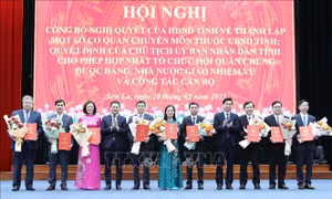 Nêu cao tinh thần trách nhiệm, chủ động thích ứng với mô hình tổ chức mới