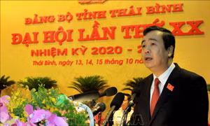 Đồng chí Ngô Đông Hải tái đắc cử Bí thư Tỉnh ủy Thái Bình