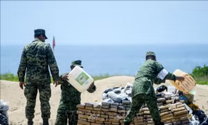 Mexico thu giữ 2 tấn cocaine ngoài khơi bờ biển miền Nam
