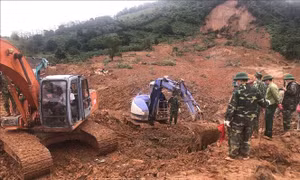 Vụ sạt lở đất ở Quảng Trị: Tìm được thêm 2 thi thể cán bộ, chiến sỹ 