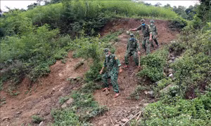 Biên phòng Sơn La khắc phục khó khăn thực hiện nhiệm vụ kép nơi biên giới