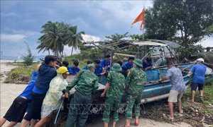Sẵn sàng khắc phục sự cố môi trường sau bão số 6