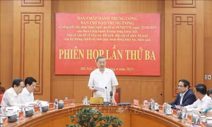 Tổng Bí thư chủ trì Phiên họp thứ ba Ban Chỉ đạo Trung ương về Nghị quyết 18