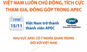 Việt Nam luôn chủ động, tích cực tham gia, đóng góp trong APEC
