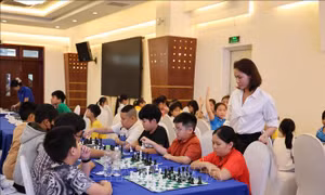 Khoảng 1.000 kỳ thủ nhí tranh tài Giải Cờ vua học sinh khu vực Nam Trung Bộ 2025