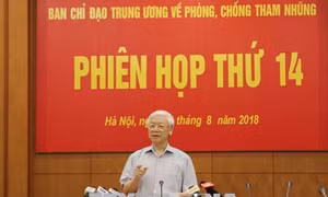 Phiên họp thứ 14 Ban Chỉ đạo Trung ương về phòng, chống tham nhũng