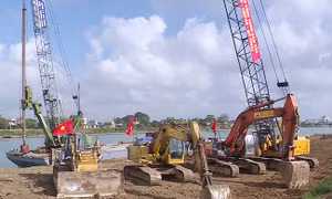 Xây dựng đập ngăn mặn sông Hiếu tại Quảng Trị