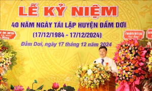 Xây dựng huyện Đầm Dơi (Cà Mau) mạnh về kinh tế, vững chắc về quốc phòng - an ninh