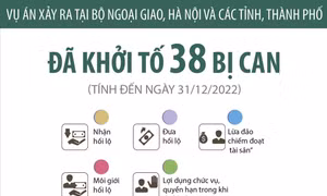 Bị can mới nhất bị khởi tố trong vụ án xảy ra tại Bộ Ngoại giao, Hà Nội và các tỉnh, thành phố