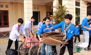 Mô hình 'Hồi sinh rác thải' của thanh niên xã Bắc Lý