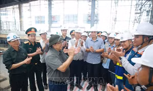 Thủ tướng kiểm tra, đôn đốc thi công dự án Cảng hàng không quốc tế Long Thành