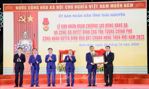 Huyện ATK Định Hóa 'thần tốc' xây dựng nông thôn mới