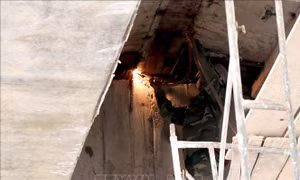 VEC 'trần tình' việc sửa hầm chui cao tốc Đà Nẵng - Quãng Ngãi bằng băng keo