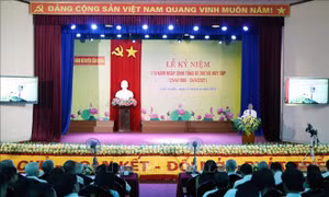 Trang trọng lễ kỷ niệm 115 năm Ngày sinh Tổng Bí thư Hà Huy Tập