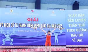 Khai mạc Giải vô địch cử tạ Thanh thiếu niên quốc gia năm 2025