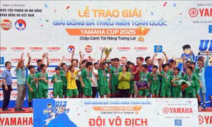 U13 Nam Định vô địch Giải bóng đá Thiếu niên toàn quốc 2025