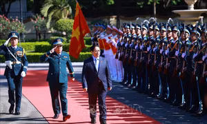 Thủ tướng Phạm Minh Chính dự Lễ kỷ niệm 62 năm Ngày truyền thống Quân chủng Phòng không - Không quân