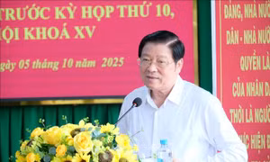 Trưởng Ban Nội chính Trung ương tiếp xúc cử tri tại Lâm Đồng