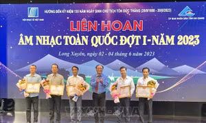 Bế mạc Liên hoan Âm nhạc toàn quốc đợt I - năm 2023