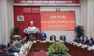 Tổng Bí thư Tô Lâm dự Hội nghị Đảng ủy Công an Trung ương năm 2025