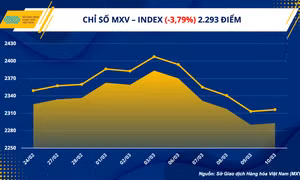 Khí tự nhiên lao dốc 19%, giá hàng hóa thế giới giảm mạnh