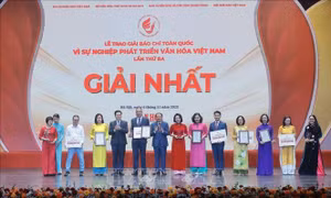 95 tác phẩm được trao Giải Báo chí toàn quốc 'Vì sự nghiệp phát triển Văn hóa Việt Nam'