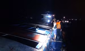 Bộ Tư lệnh Vùng Cảnh sát biển 1 tạm giữ 650 tấn than không rõ nguồn gốc