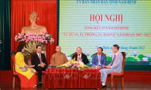 Tự quản, tự phòng, tự bảo vệ - thiết chế đảm bảo an ninh trật tự ở cơ sở tại Nam Định