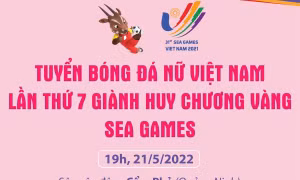 Tuyển bóng đá nữ Việt Nam lần thứ 7 giành huy chương Vàng SEA Games