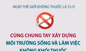 Cùng chung tay xây dựng môi trường sống và làm việc không khói thuốc