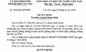 Cần Thơ xử phạt 4 người nước ngoài lao động trái phép