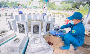 Lặng thầm viết tiếp hành trình trở về của các liệt sĩ
