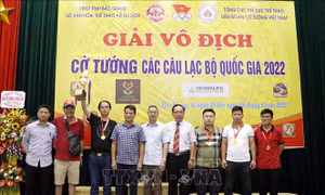 Câu lạc bộ Kinh Bắc giành giải Nhất giải Cờ tướng các câu lạc bộ Quốc gia năm 2022