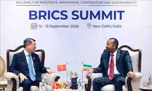Thủ tướng Lê Minh Hưng gặp Thủ tướng Ethiopia