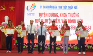 Thừa Thiên - Huế vinh danh các tập thể, cá nhân đạt thành tích cao SEA Games