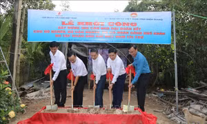 Kiên Giang: Lễ khởi công xây dựng 100 căn nhà đại đoàn kết cho hộ nghèo